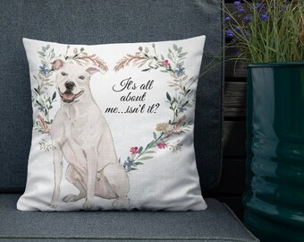 American Staffordshire Terrier, Pit Bull Pillow, Pitbull Gift, Pitbull Print, Pitbull Mom, Dog Throw Pillows, Cushions, Outdoor Pillow Cover