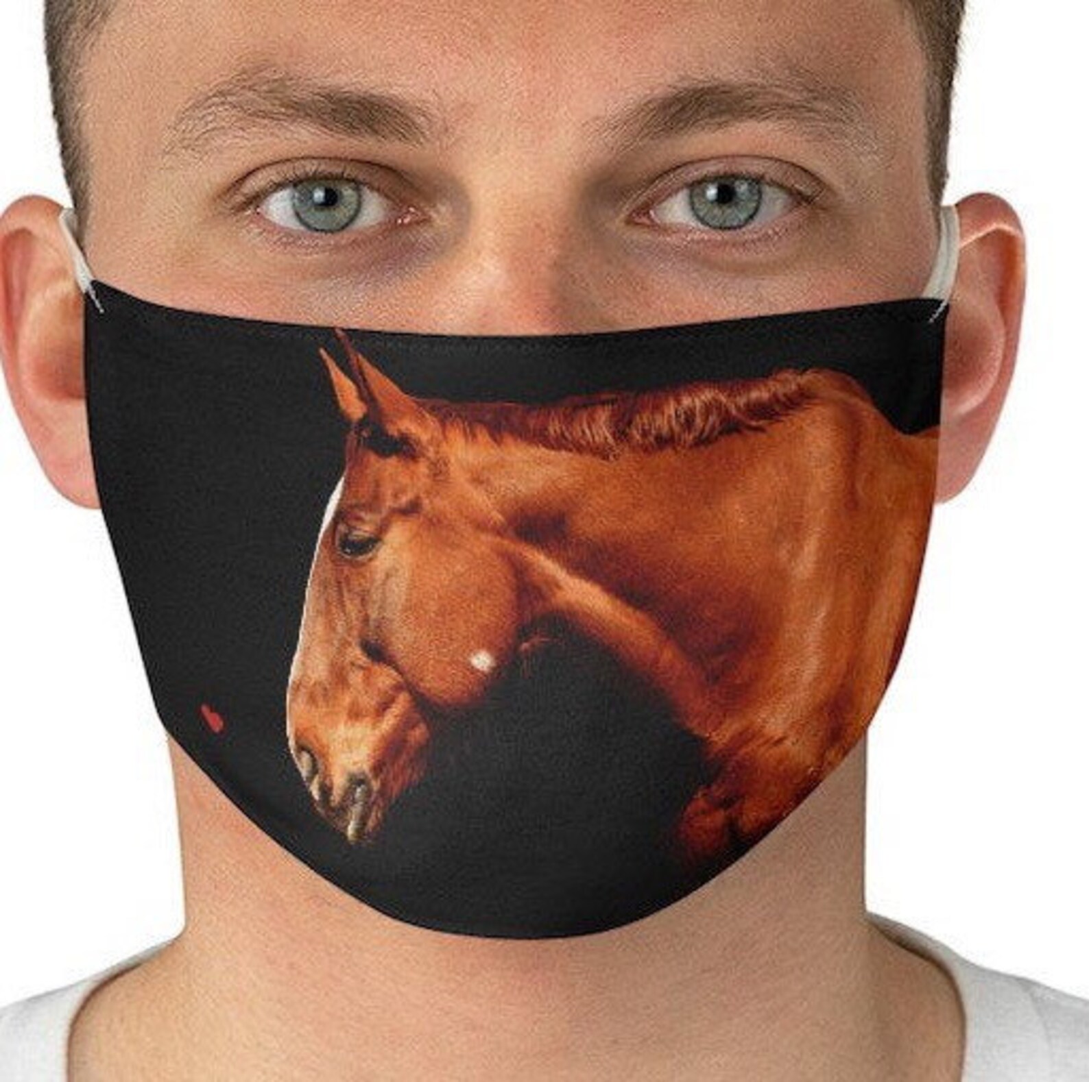 Horse Face Mask Wild Horse Face Mask Horse Silhouette Horse Etsy