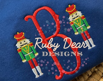 Nutcracker Mini Satin and Fill Stitch Machine Embroidery Design