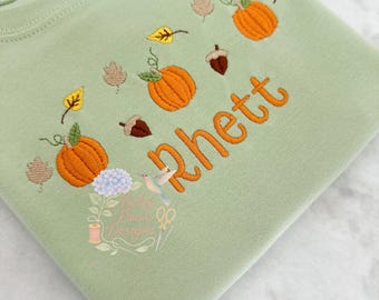 2510-1 刺繍フレーム 秋の実り どんぐり かぼちゃ きのこ ハロウィン どんぐり機械刺繍デザイン 秋の刺繍 H2.34*W1.87インチ - Etsy 日本