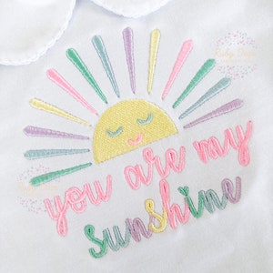 Half Sun Machine Embroidery Design *Sun Only*
