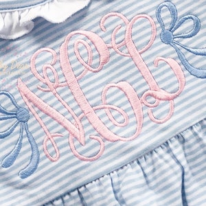 Wendy Side Bow Machine Embroidery Design