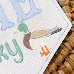 Mallard Mini Satin and Fill Stitch Machine Embroidery Design