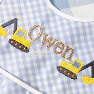Excavator Single Mini Fill Stitch Machine Embroidery Design
