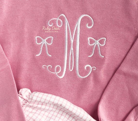 Satin Mini Bow Machine Embroidery Design
