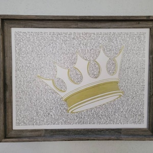 That&#39;s My King Christian Wall Art - King of Kings - Lord of Lords- Jesus Gold Crown