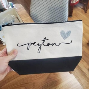 Teenager Girl Gift Personalized Makeup Bag Teenage Girl Gift Teenager Gifts, Teenage Girl Gifts Cheer Gifts, Custom Toiletry Bag