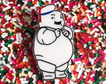 Mini Stay Puft Marshmallow Man Mini Stay Puft Pin Stay Puft Marshmallow Man Pin Ghostbusters Pin Ghostbusters Fan Art Acrylic Pin