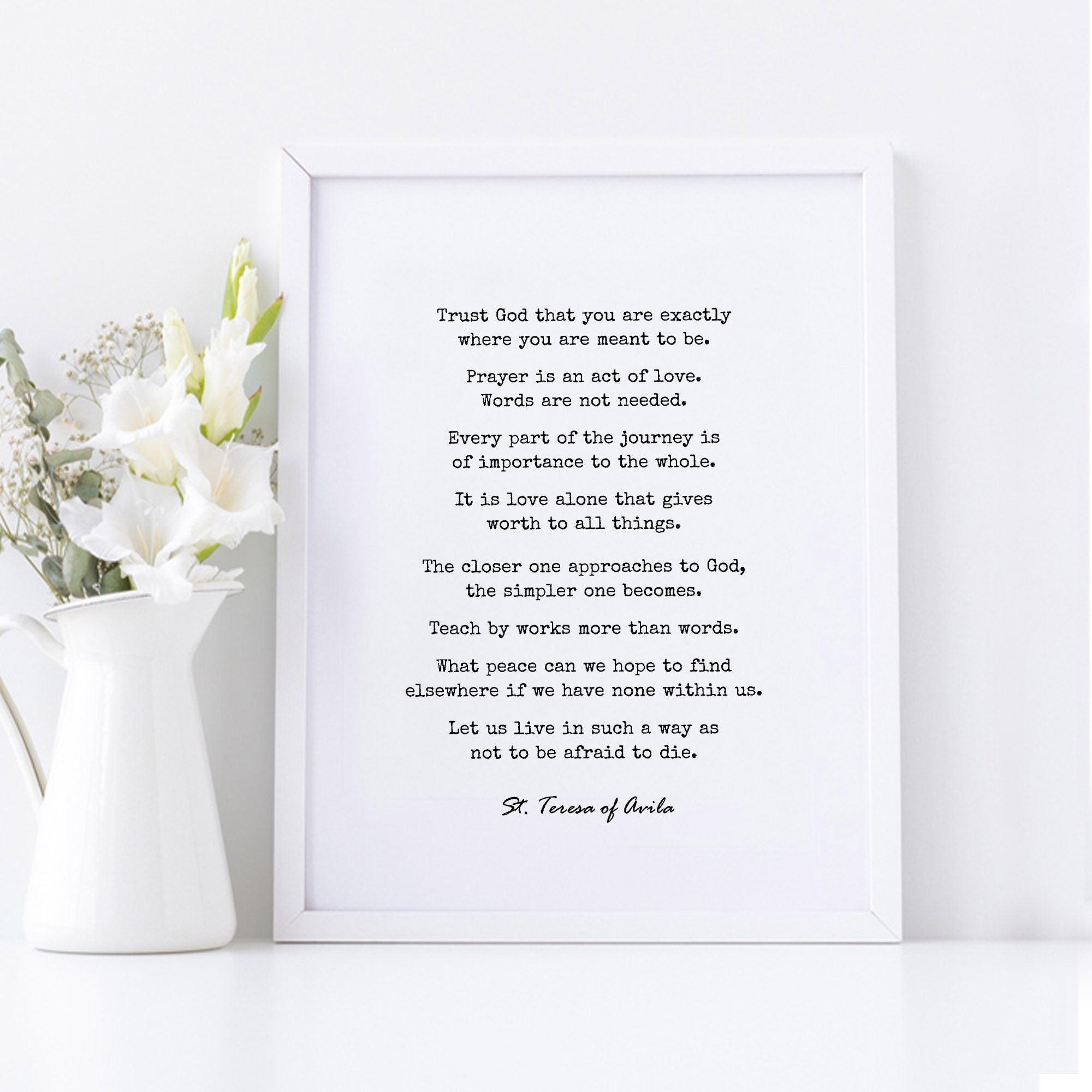 St. Teresa Of Avila downloaden inspirerende citaat gebed St. Teresa Of Avila downloaden inspirerende citaat gebed