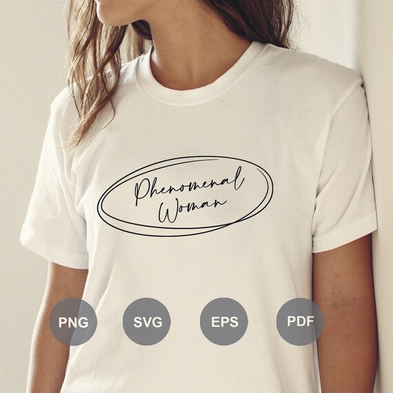 Download Phenomenal Woman svg by Maya Angelou printable on t-shirts | Etsy