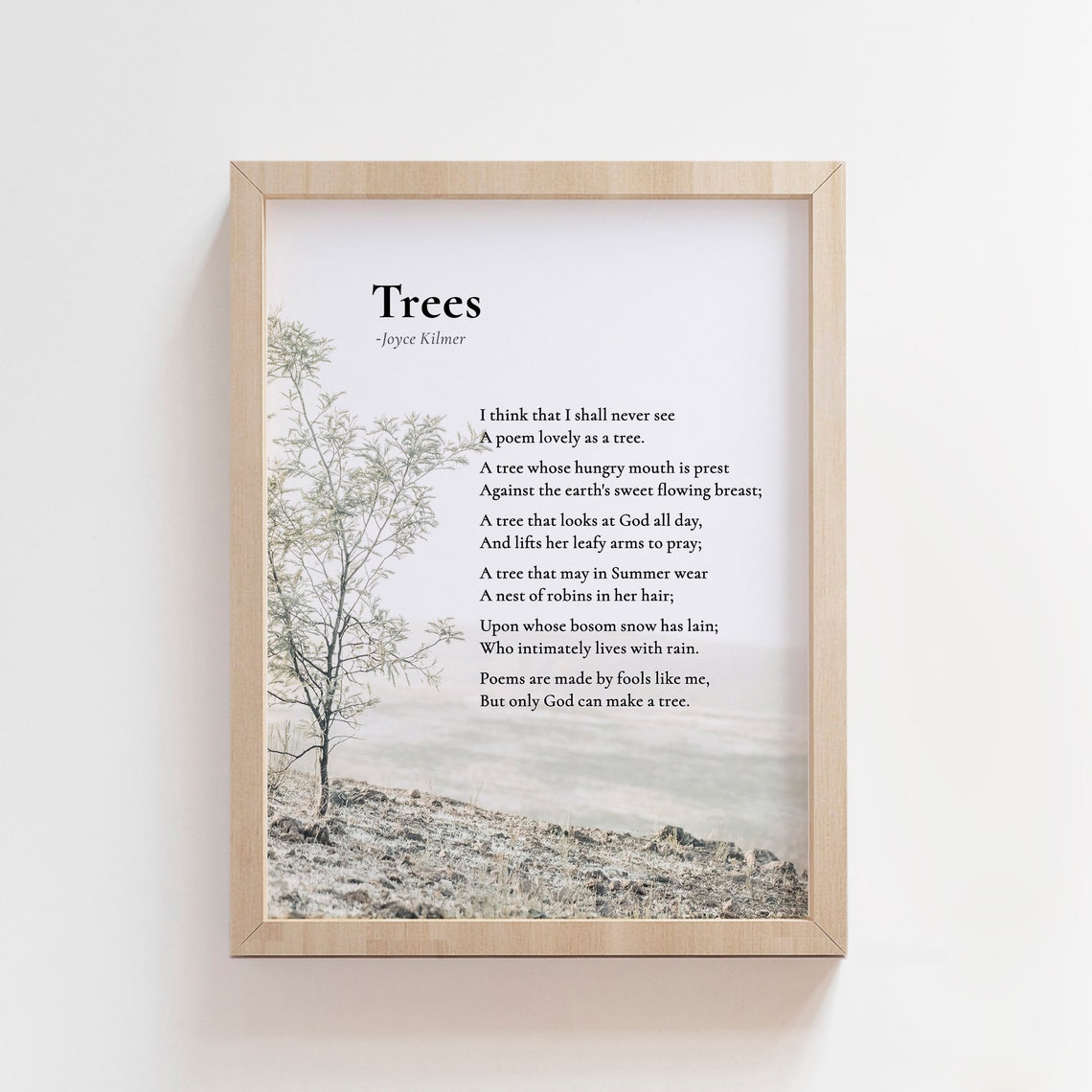 Trees By Joyce Kilmer Lesson at Shannon Roland blog