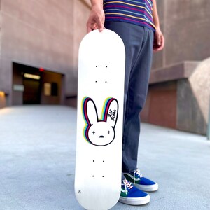 Bad bunny skateboard deck Clearance