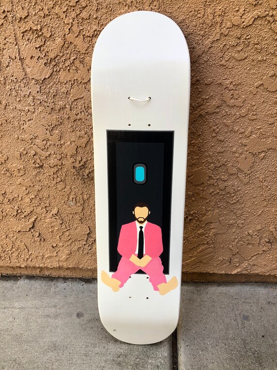 Labe Cordelia dun Hand-painted Mac Miller swimming Skateboard Deck - Etsy