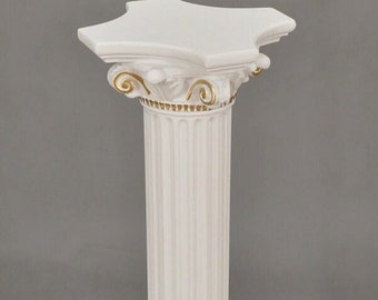 Preciosa columna estilo griego, decoración única para tu hogar, perfecta para regalo, fabricada en Europa 76cm