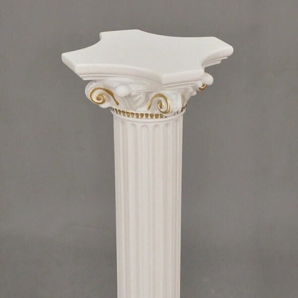 Belle colonne de style grec Décoration unique pour votre maison Parfait pour un cadeau Fabriqué en Europe 76 cm