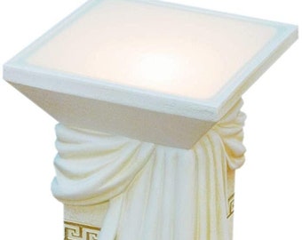 Colonne avec Top Lumineux Parfait pour un Cadeau Fabriqué en Europe Décoration Unique pour Votre Maison 81cm