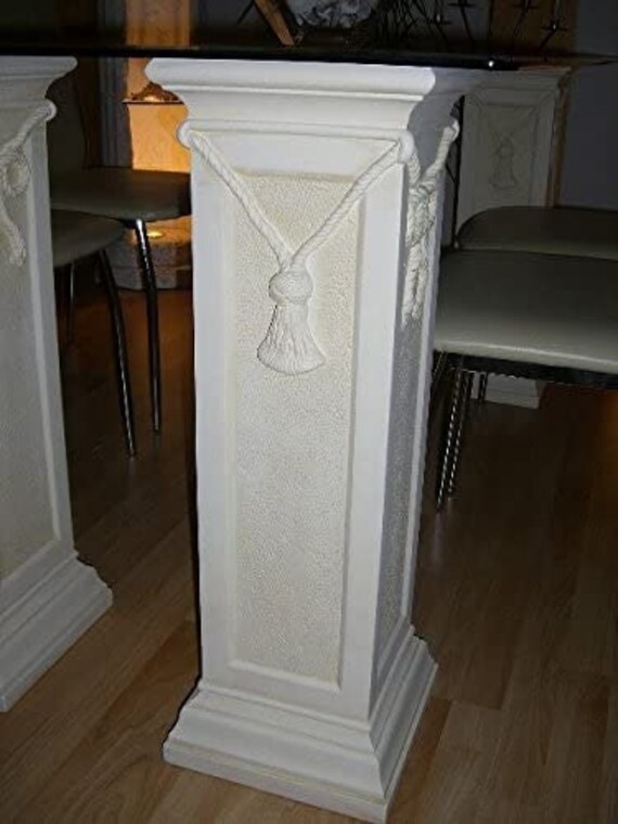Column Base With Beautiful Decorations Pedestal Unique Pillar Etsy UK