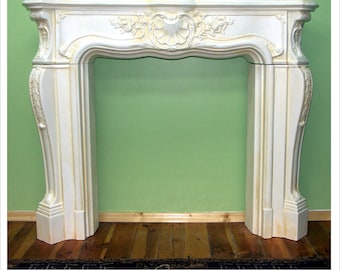 Fireplace casing, fireplace, unique decoration for your home, perfect for a gift, made in Europe, luxury home