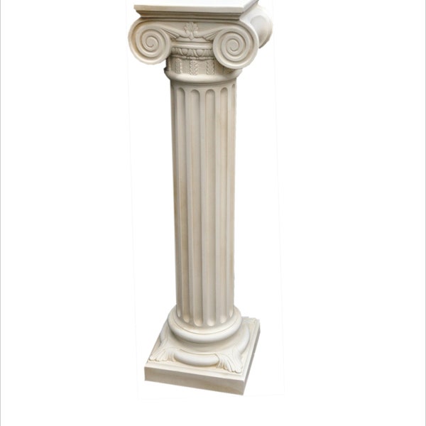 Beautiful large Greek style column, unique decoration for your home, perfect for a gift, made in Europe, 100cm
