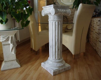 Belle grande colonne, effet marbre, décoration unique pour votre maison, parfaite pour un cadeau, fabriquée en Europe, 100cm