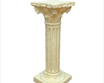 Beautiful aged column, unique decoration for your home, perfect for a gift, made in Europe, 76 cm