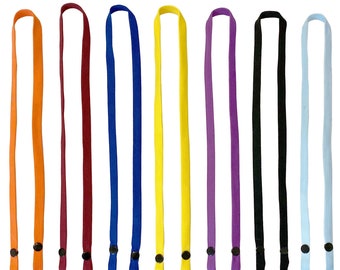 Pack Of 3 Face Mask Lanyard, Snap Button Around Neck, Colorful Mask Lanyard, Omicron Mask, Kids Face Mask Strap, Mask Accessories, KELAMY