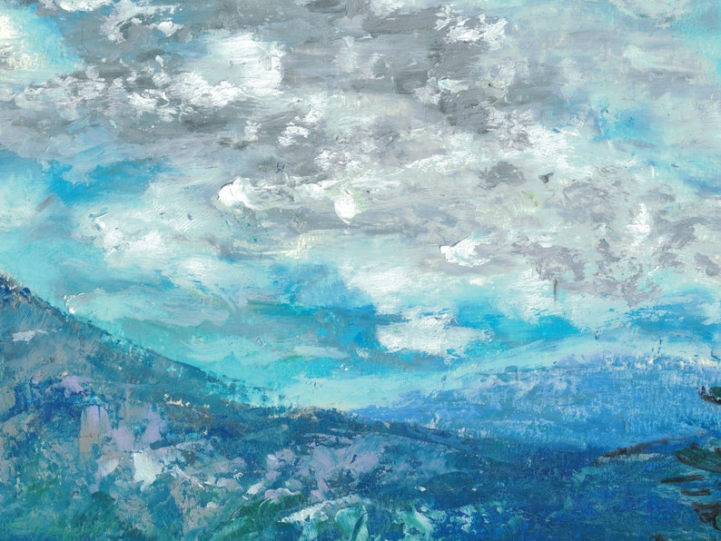 Emerald Lake Wall Art Canada Landscape Print Mountain Oil Etsy