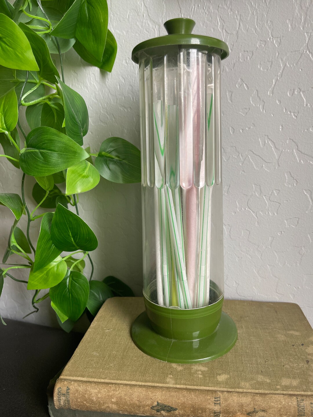 MCM Soda Straw Dispenser Etsy