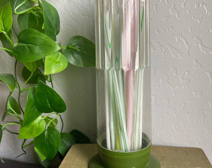 MCM Soda Straw Dispenser Etsy