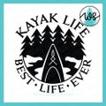 Kayak Logo SVG, Kayak Silhouette svg, Kayak Saying SVG, Kayak Life Best Life Ever, On the Lake svg, Kayak Quote, Kayak Decal svg, Kayak svg