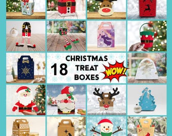 Christmas Treat Box Bundle, Festive Gift Box Collection