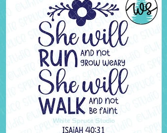 Isaiah 40:31 Bible Verse svg, Mother's Day Gift (ai, dxf, eps, png)