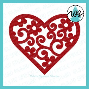 Valentine SVG, Floral svg, Valentine Card svg, Jubiläum SVG, Blumen Herz SVG, Floral Herz svg, Herz Vorlage svg, Herz svg, Liebe svg