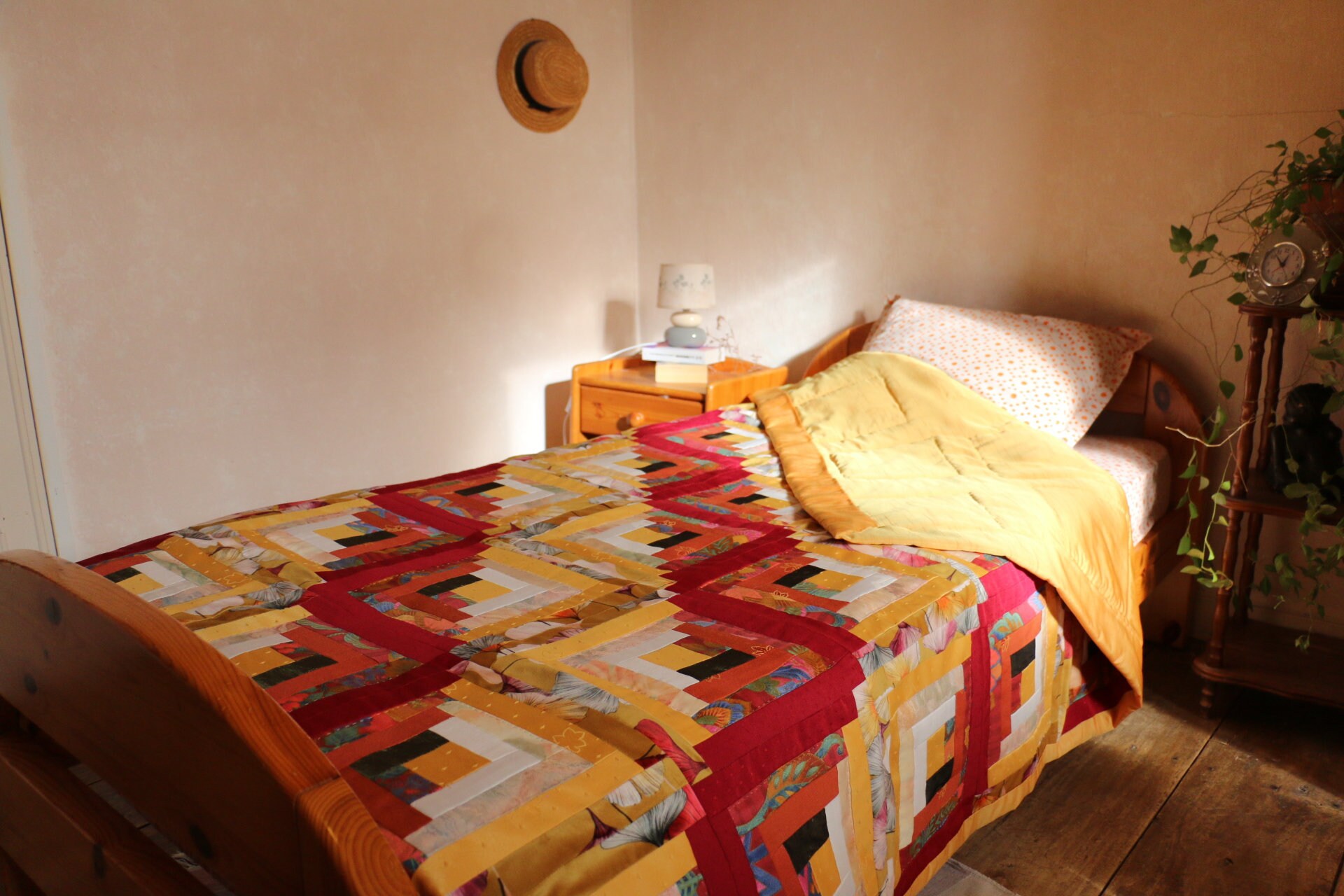 Couverture Faite Main en Patchwork