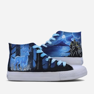 Abstract Hand Painted Shoes