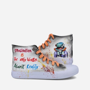 Mad Hatter Hand Painted Shoes