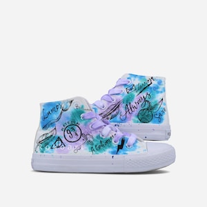 Wizard Doodles Hand Painted Shoes
