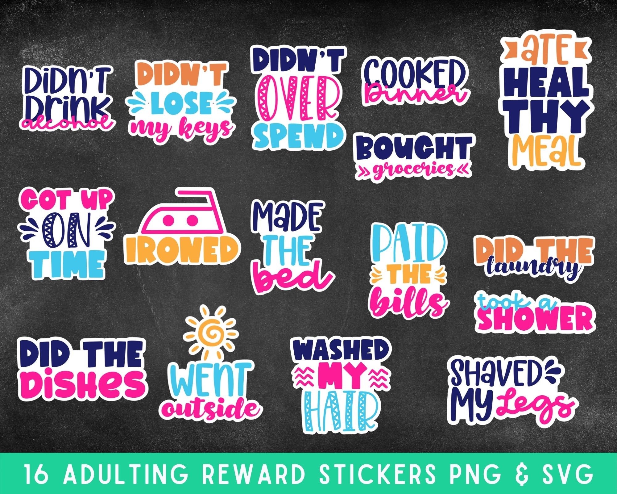 They Now Make Adult Reward Stickers To Acknowledge Your Hard Work