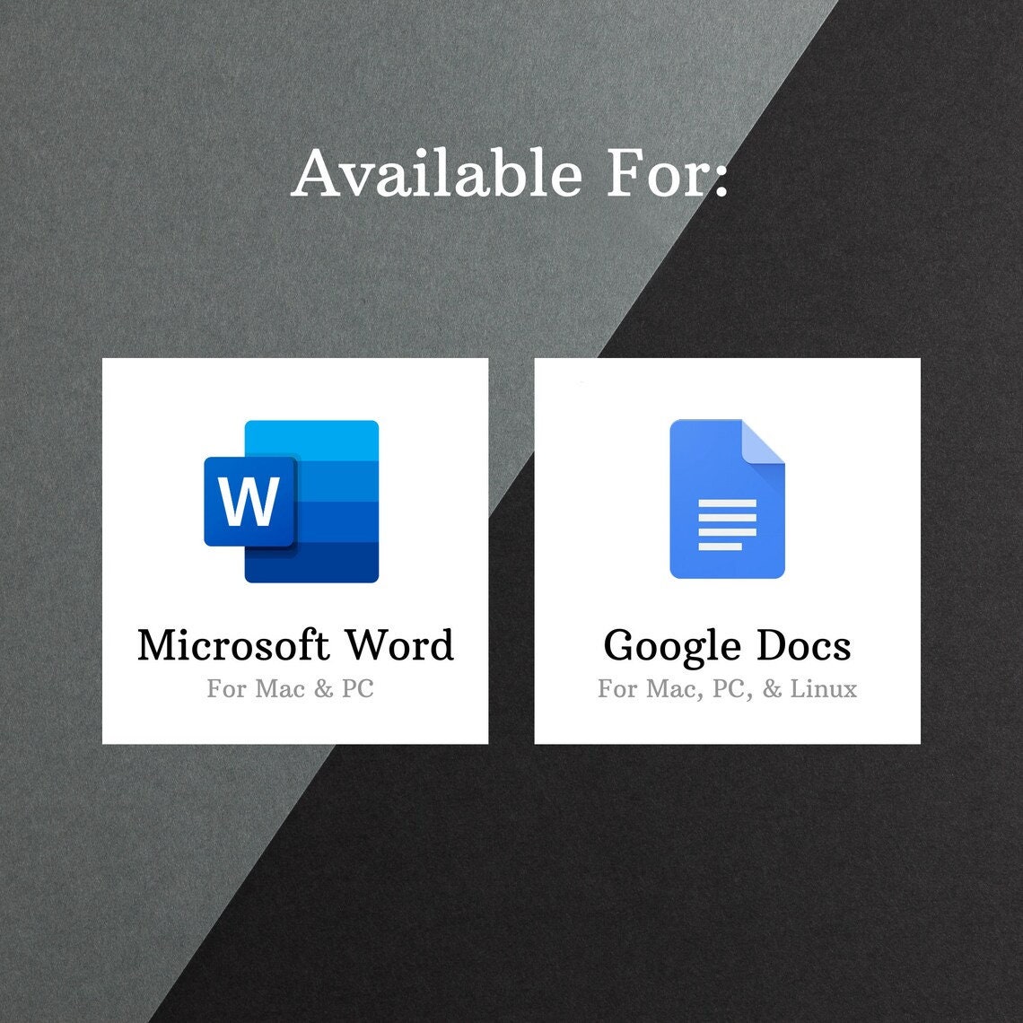 ATS Friendly Resume Template Google Docs & Microsoft Word, CV Template