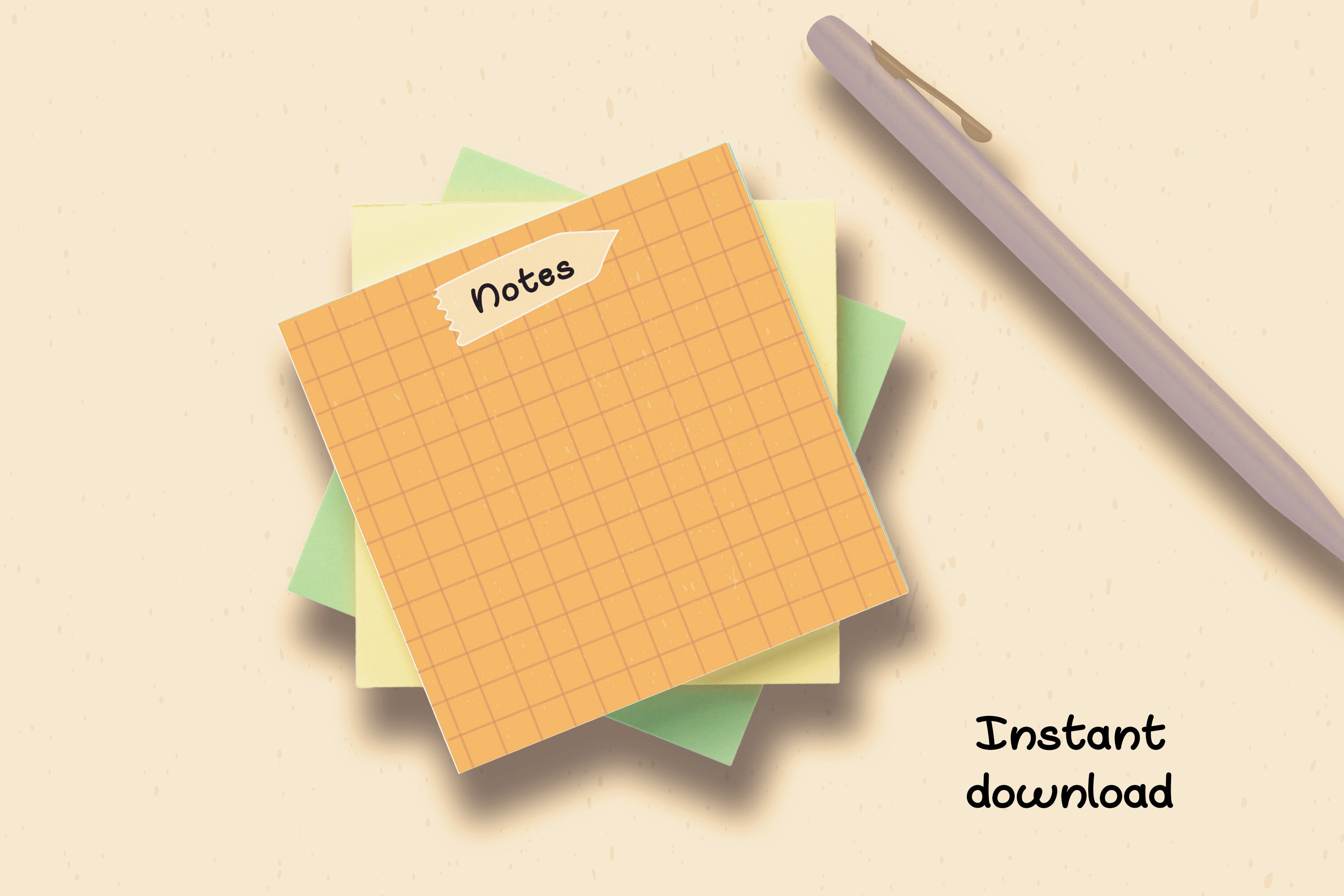 Printable Memo Sheets, Digital Download, Kawaii Stationary, Kawaii Memo ...