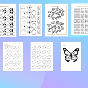 7 Savings Challenges for Cash Envelope budgeting system for 2022 | Printable | Fits in Budget Binder | Cash Spending