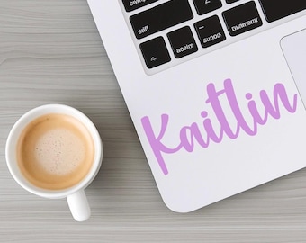 Personalized Name Vinyl Decal Sticker l Custom Script Name Sticker | Name Label | Name Decal for Water Bottles, Laptops, Tumblers