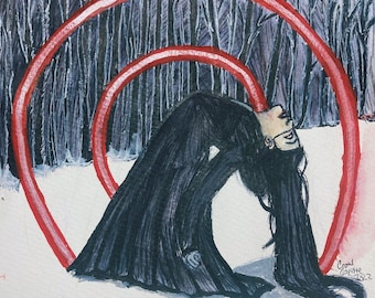 Impresión de posesión roja