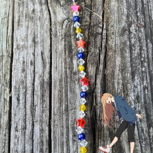 Chainsaw Man Power Inspired Bead Bracelet