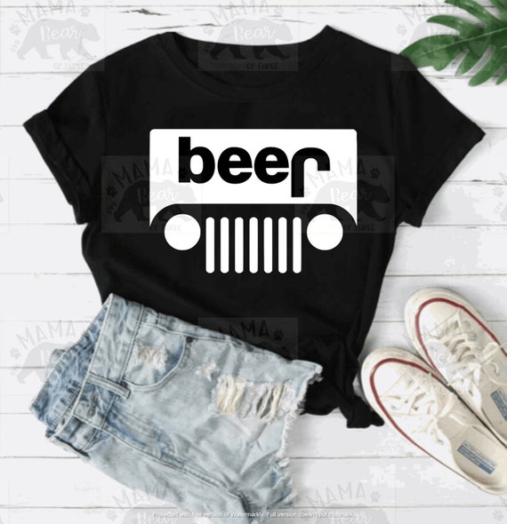 Jeep Upside Down Offroading Vehicle Beer Funny Drinking SVG Etsy