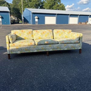 Vintage 1960’s Mid Century Modern Floral Sofa