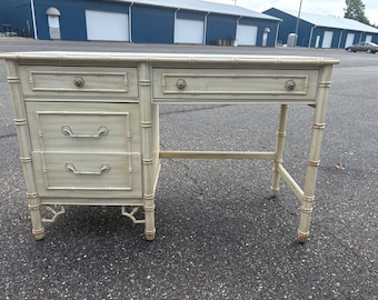 Vintage Thomasville Faux Bamboo Desk
