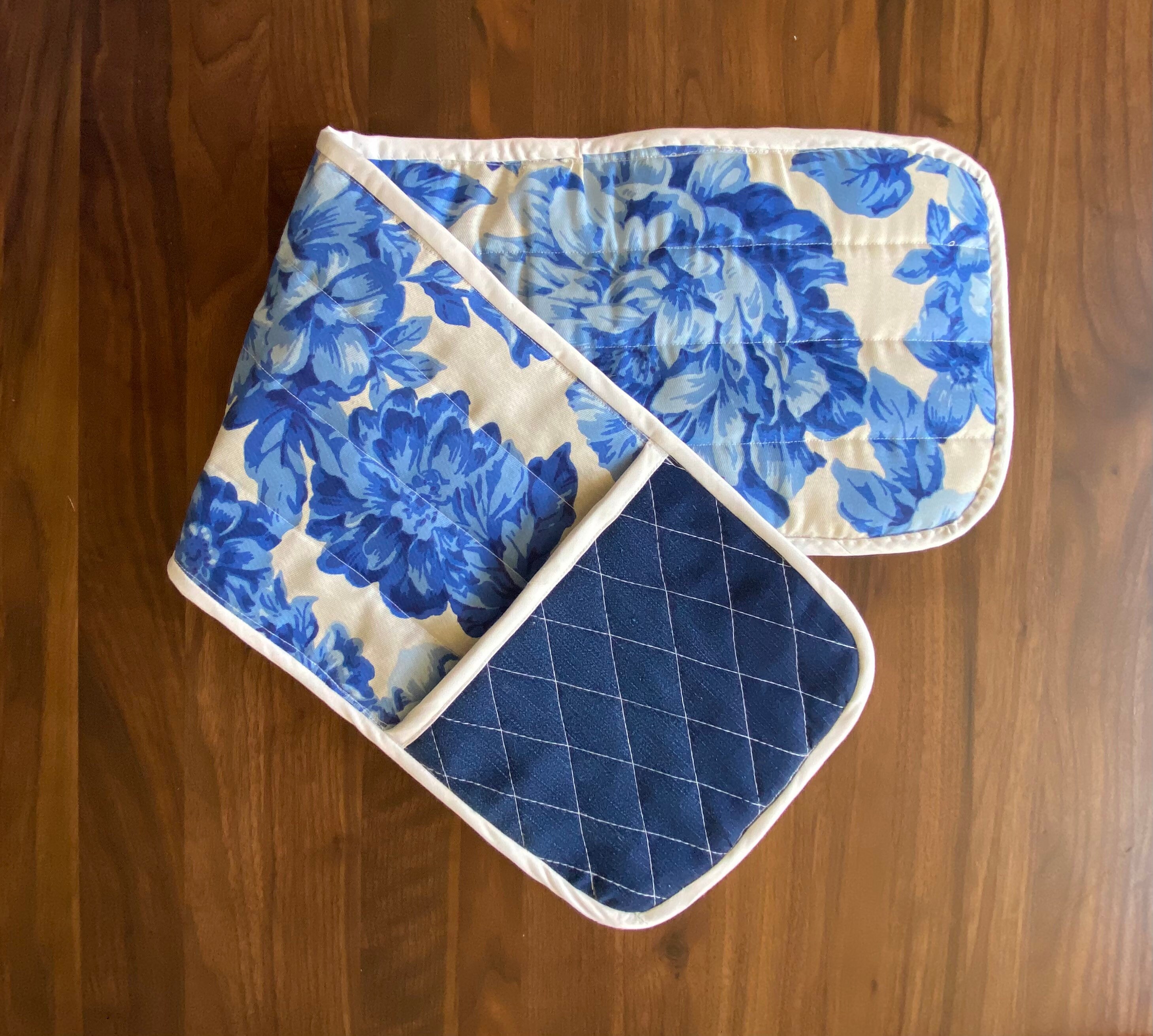 Pioneer Woman Inspired Double Oven Mitt Pot Holder Heritage Etsy UK