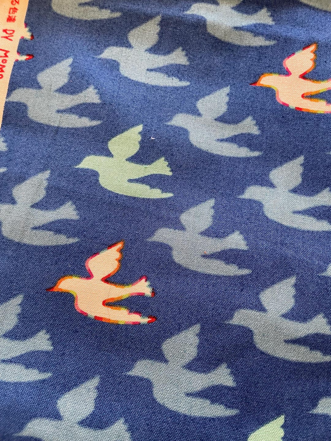 Flying Colors | DV Momo | Moda Fabrics | Birds, Doves | Fat Quarters - Etsy