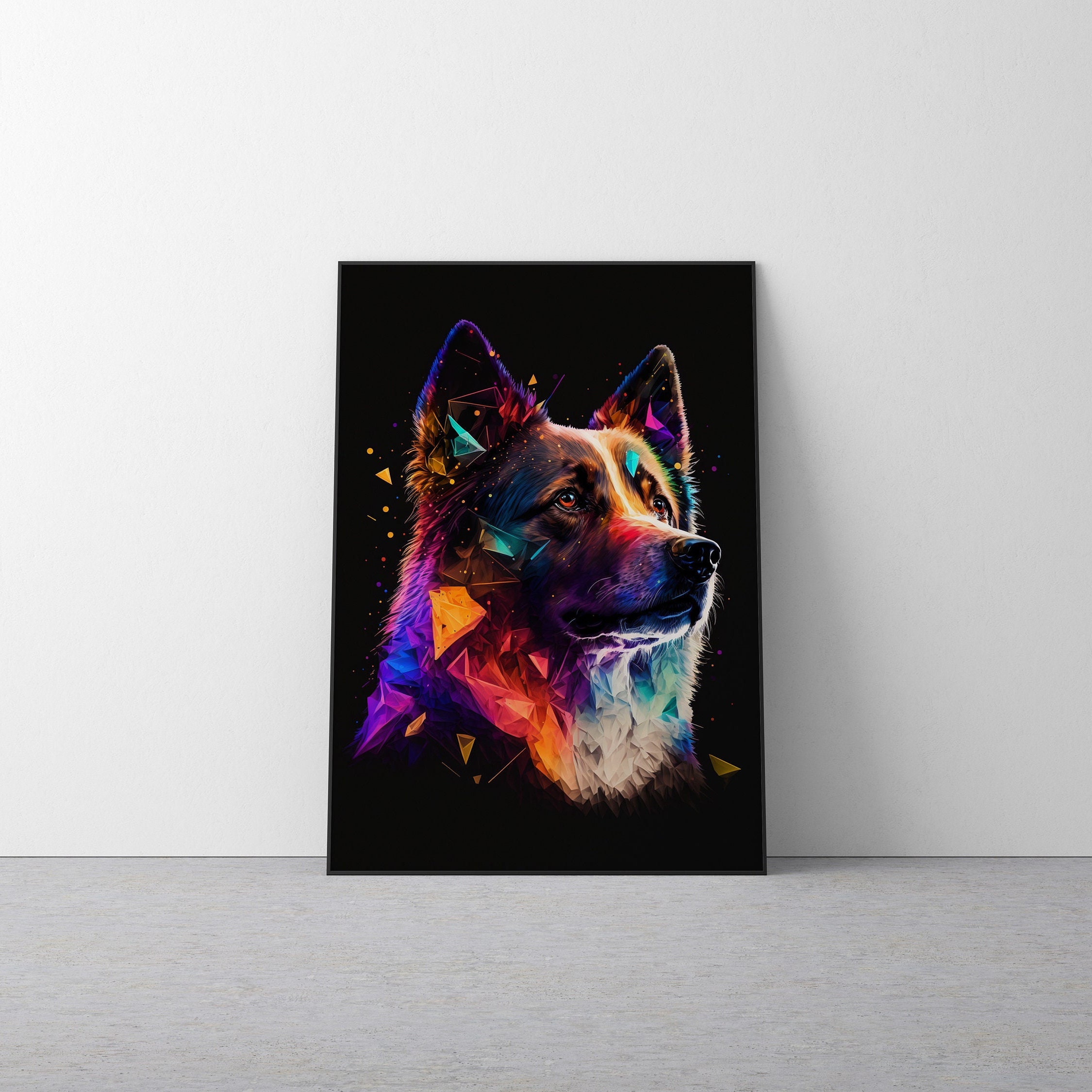 Low Poly Animal Art - Etsy Low Poly Animal Art - Etsy